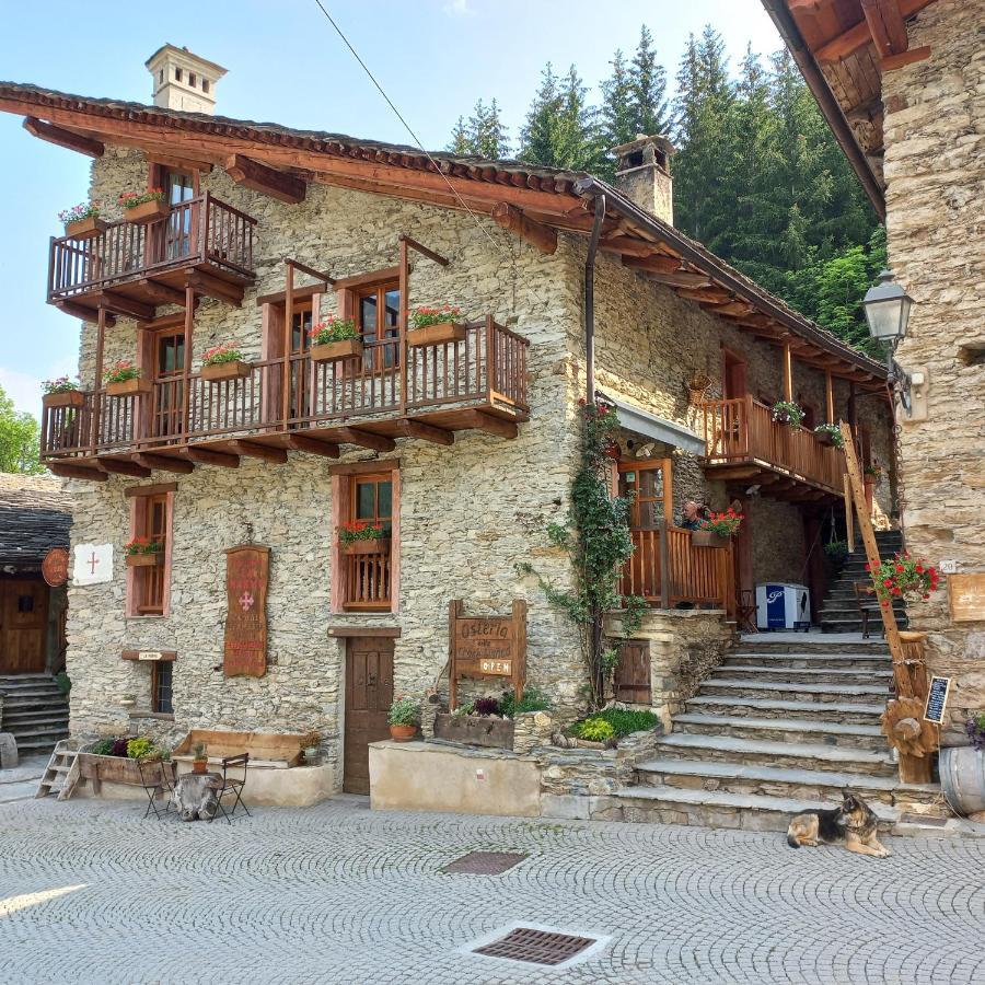 Albergo Diffuso La Marmu Osteria Della Croce Bianca Marmora Luaran gambar